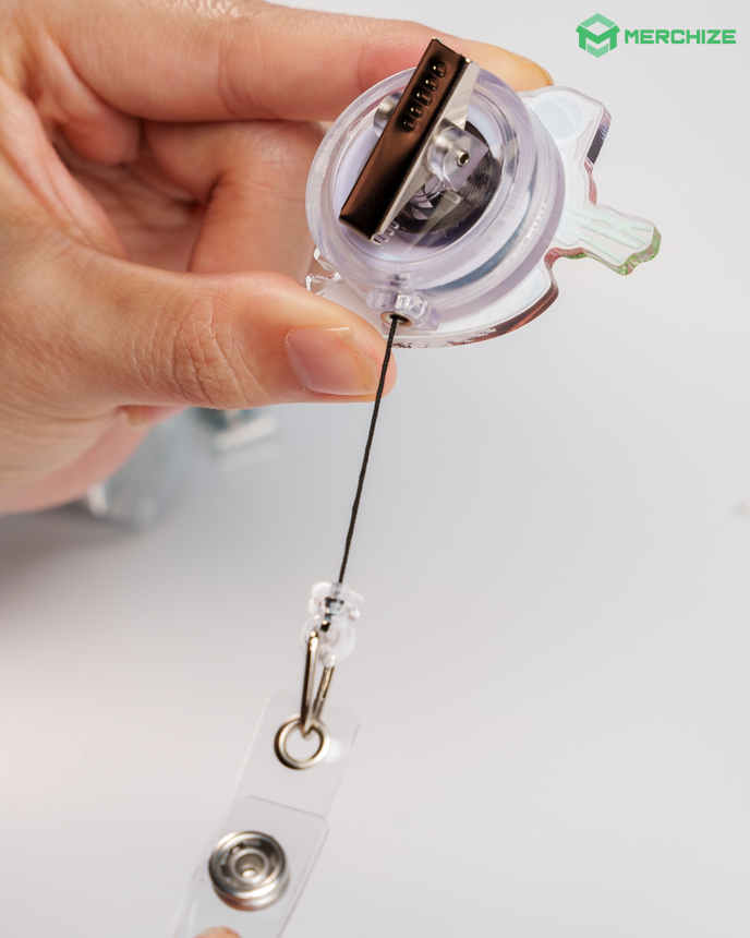 Custom Shape Acrylic Badge Reel