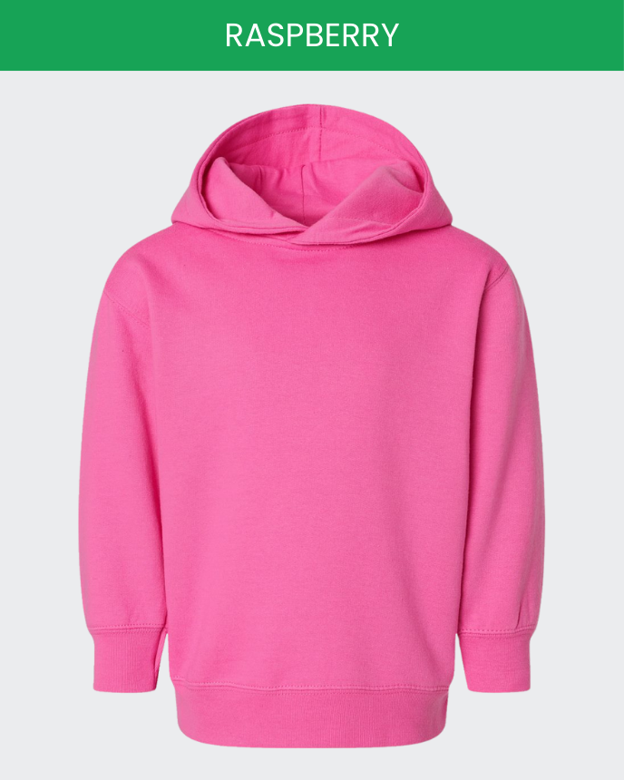 Toddler Pullover Fleece Hoodie  Rabbit Skins 3326 (Made in US)