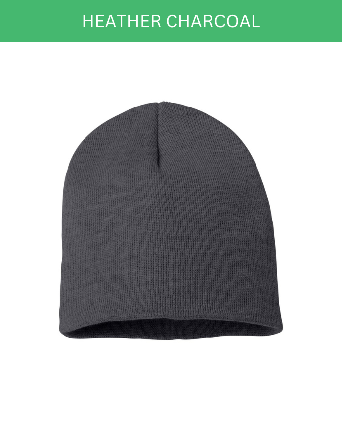 Engraved Leather Patch Beanie for Kid (Made in US) 