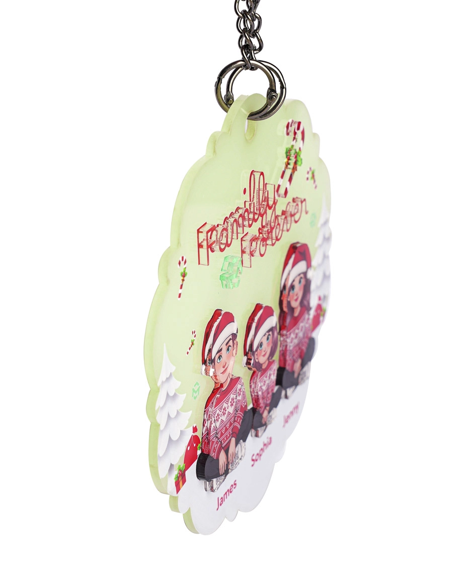 Custom Shape Acrylic And Luminous Acrylic Ornament